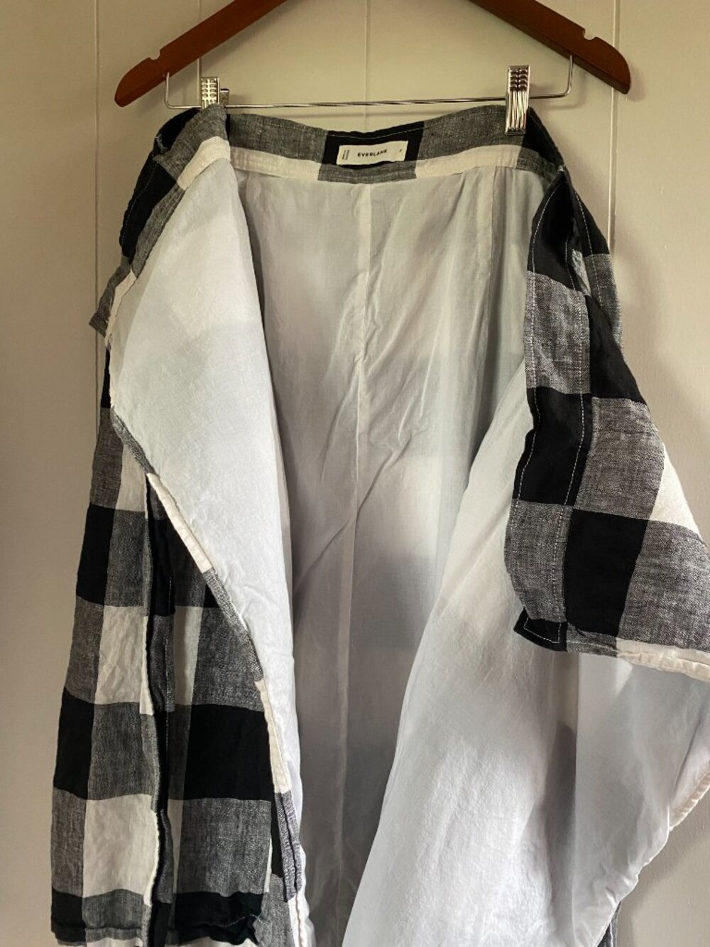 Everlane Linen Wrap Skirt - Picture 6 of 8
